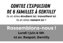Rassemblement contre l’expulsion de 6 familles